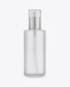 Cosmetic Frosted Bottle Mockup