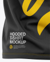 Hooded T-shirt Mockup