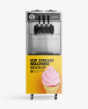 Ice Cream Machine Mockup - Front View