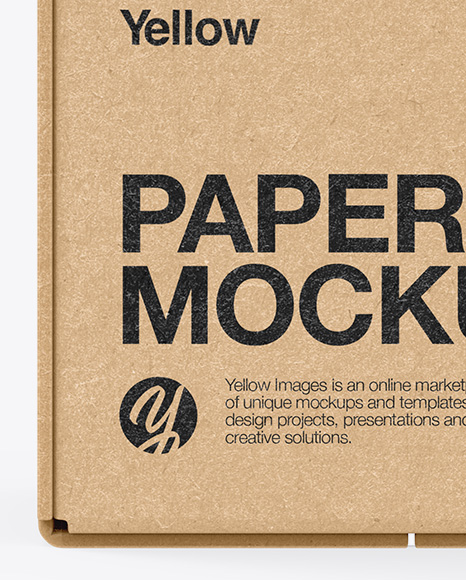 Kraft Box Mockup Kraft Box Mockup