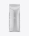 1000g Glossy Coffee Bag Mockup - Front View