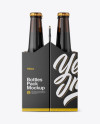 Amber Bottles Pack Mockup