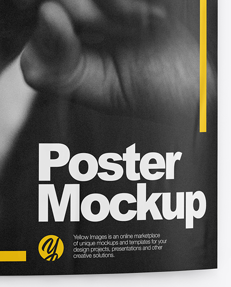 Bended A1 Poster Mockup