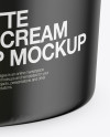 Matte Ice Cream Cup Mockup