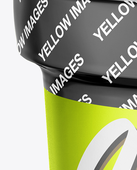 Metallized Ice Cream Cup Mockup