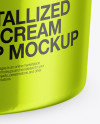 Metallized Ice Cream Cup Mockup