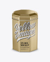 Metallic Tin Box Mockup