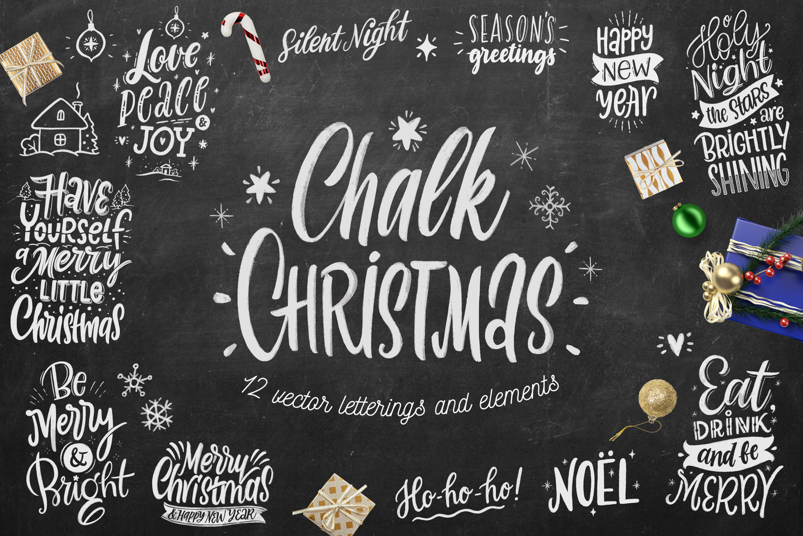 Chalk Christmas Chalk Christmas