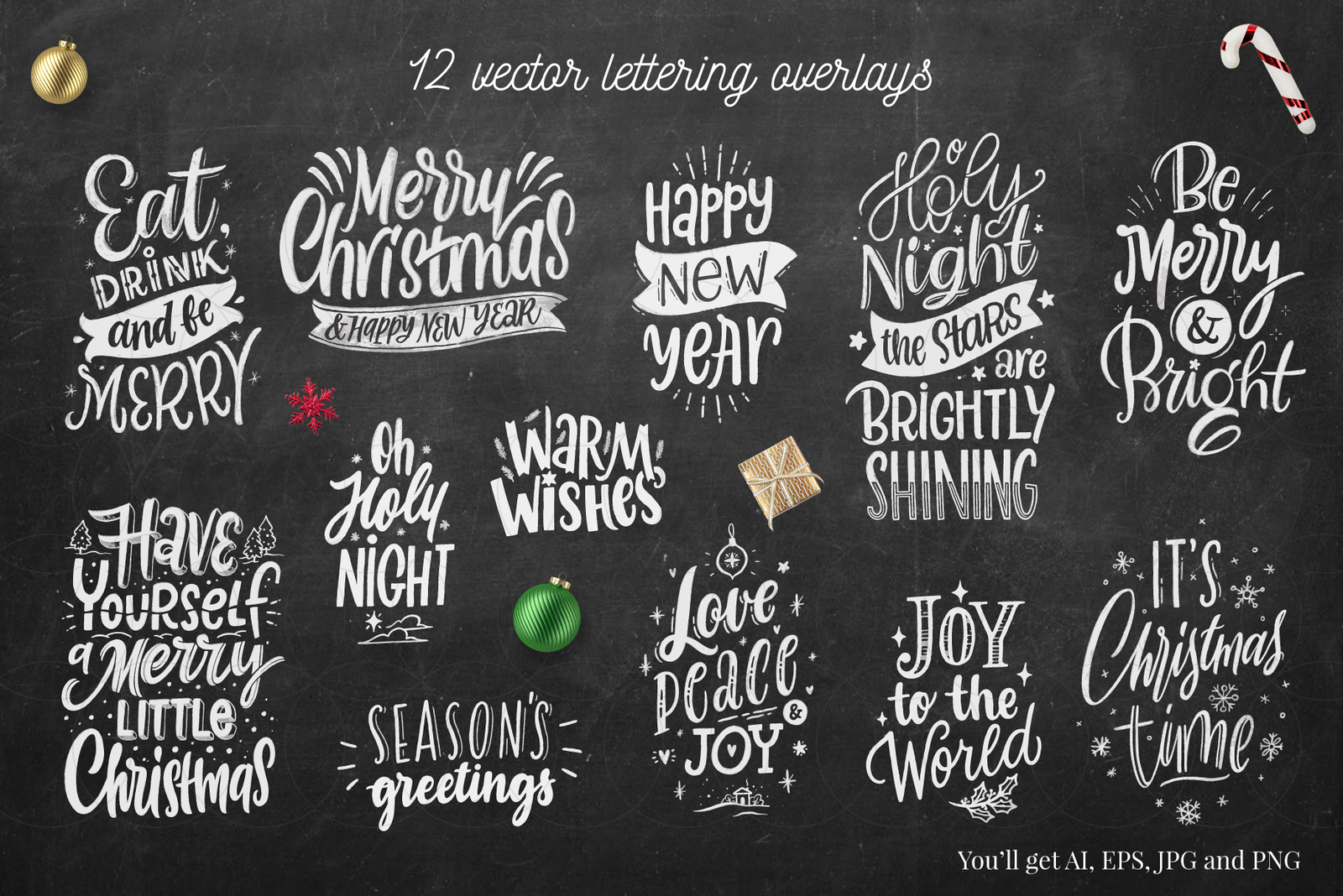 Chalk Christmas Chalk Christmas