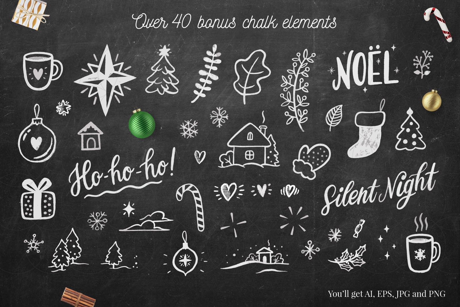 Chalk Christmas Chalk Christmas