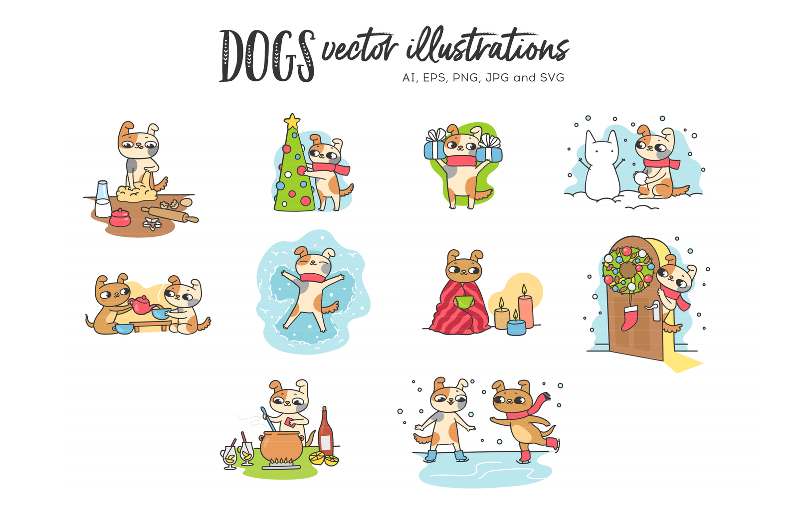 Cats&amp;Dogs Winter Set