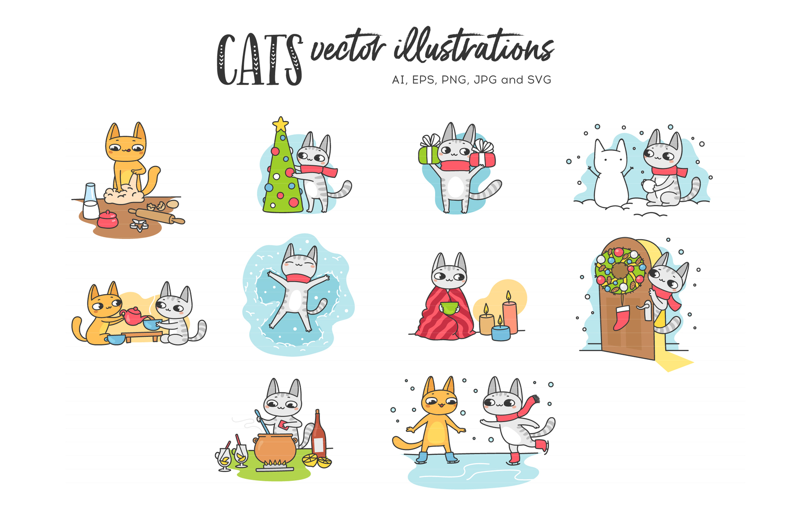 Cats&amp;Dogs Winter Set