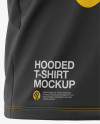 Hooded T-shirt Mockup