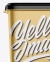 Metallic Container Mockup