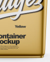 Metallic Container Mockup