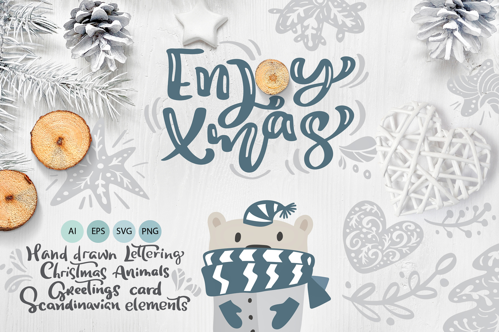 Enjoy Xmas - Scandinavian Christmas Design