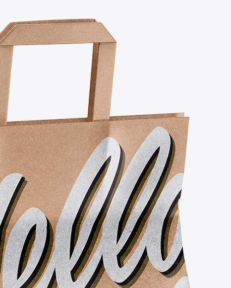 Kraft Food Bag Mockup