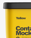 Glossy Container Mockup