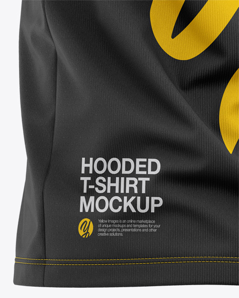 Hooded T-shirt Mockup