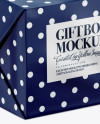 Matte Gift Box Mockup