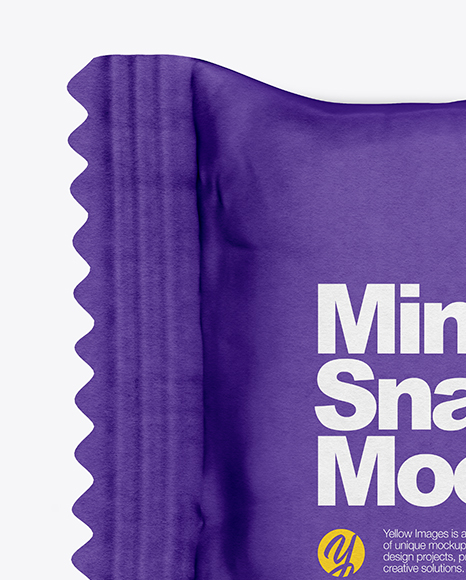 Matte Mini Snack Bar Mockup