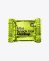 Metallized Mini Snack Bar Mockup