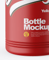 Matte Plastic Bottle Mockup