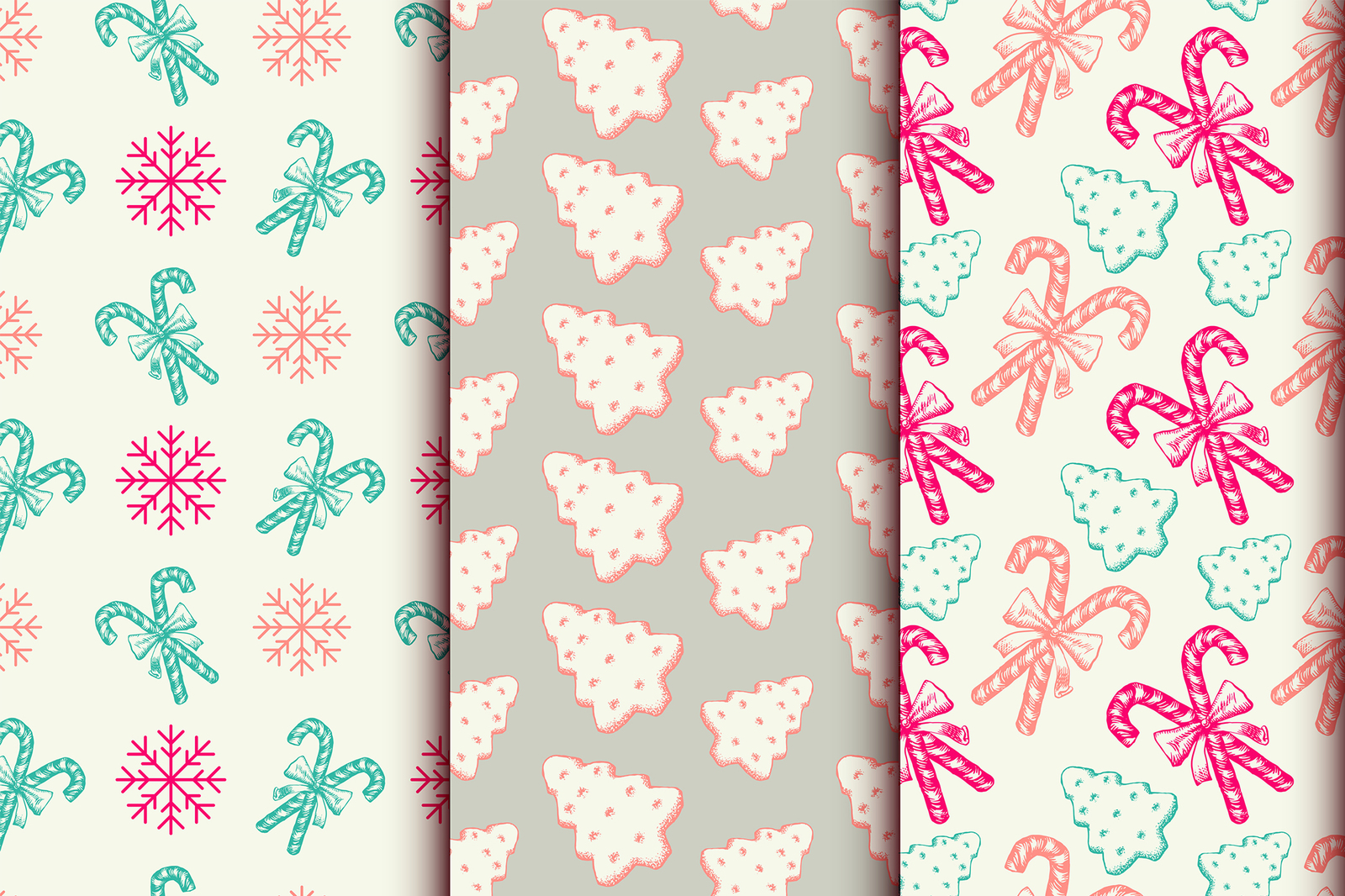 Xmas Patterns Collection and Elements Xmas Patterns Collection and Elements