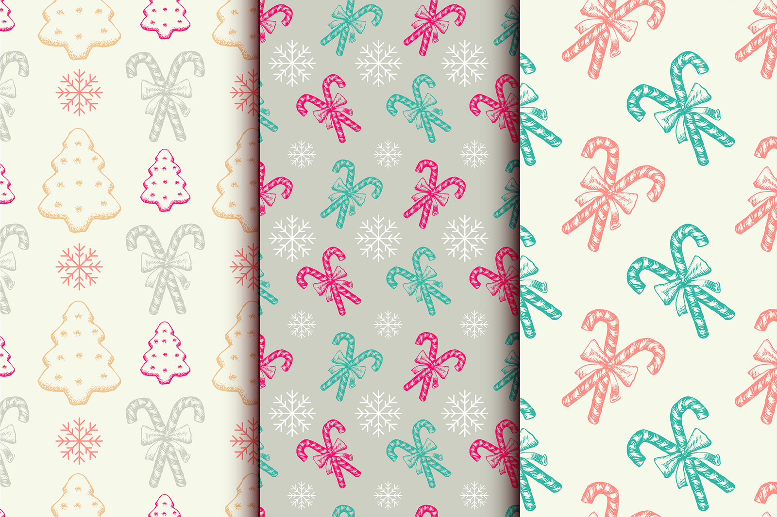 Xmas Patterns Collection and Elements Xmas Patterns Collection and Elements