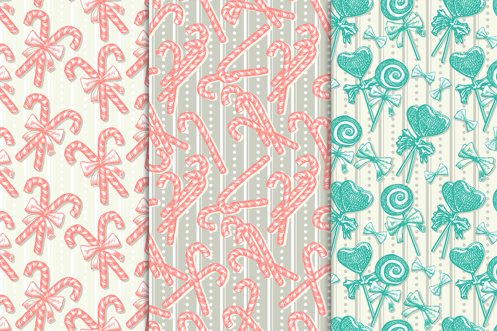 Xmas Patterns Collection and Elements Xmas Patterns Collection and Elements