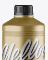 Metallic Plastic Bottle Mockup