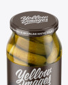 Pickled Cucumbers Jar Mockup