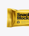 Matte Metallic Snack Bar Mockup