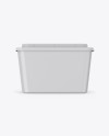 Matte Plastic Container Mockup