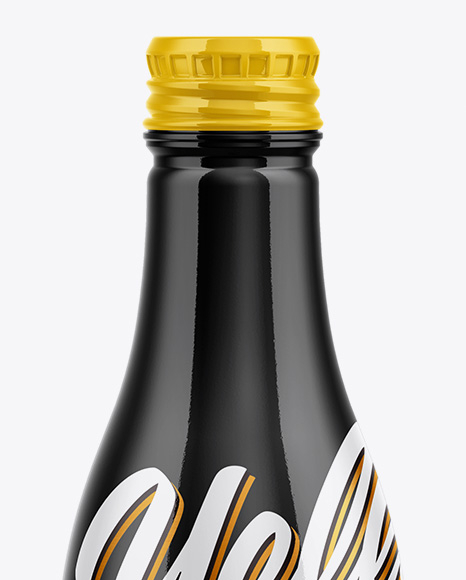 Glossy Bottle Mockup