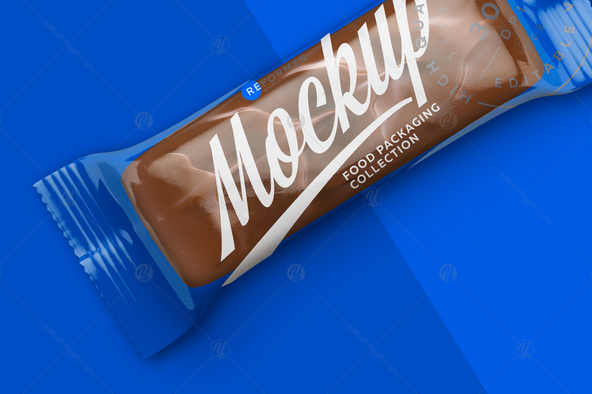 Snack Bar Mockup Bundle 50g Snack Bar Mockup Bundle 50g