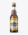 375ml Amber Glass Beer Bottle Mockup