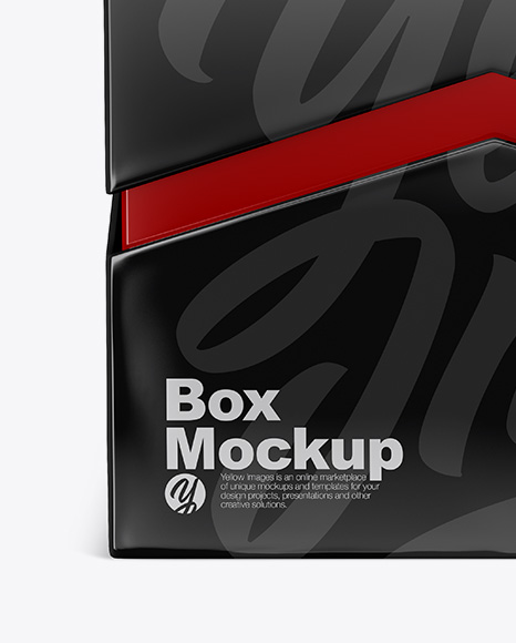 Glossy Box Mockup