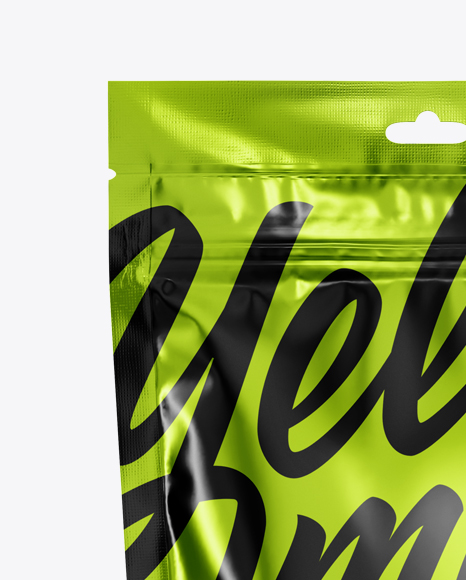 Metallic Pouch Mockup