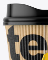 Kraft Tea Cup w/ Sleeve Mockup Kraft Tea Cup w/ Sleeve Mockup