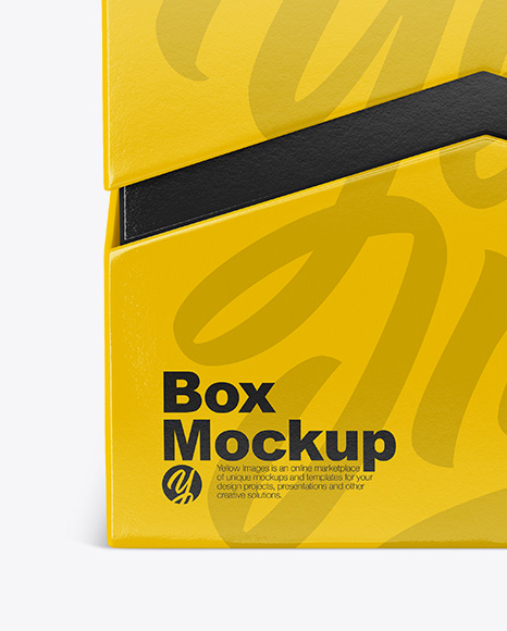 Textured Box Mockup