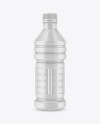 Plastic Bottle with Shrink Sleeve Mockup