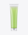 Semitransparent Cosmetic Soft Tube Mockup