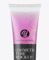 Semitransparent Cosmetic Soft Tube Mockup