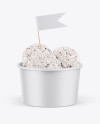 Paper Ice Cream Cup Mockup