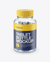 Clear Bottle With Capsules Mockup (High-Angle Shot) Clear Bottle With Capsules Mockup (High-Angle Shot)