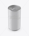 Olives Tin With Metal Ring Mockup (High-Angle Shot)