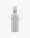 100ml Glossy Plastic Sprayer Bottle Mockup