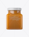 Glass Raw Honey Jar Mockup