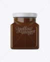 Glass Chocolate Spread Jar Mockup